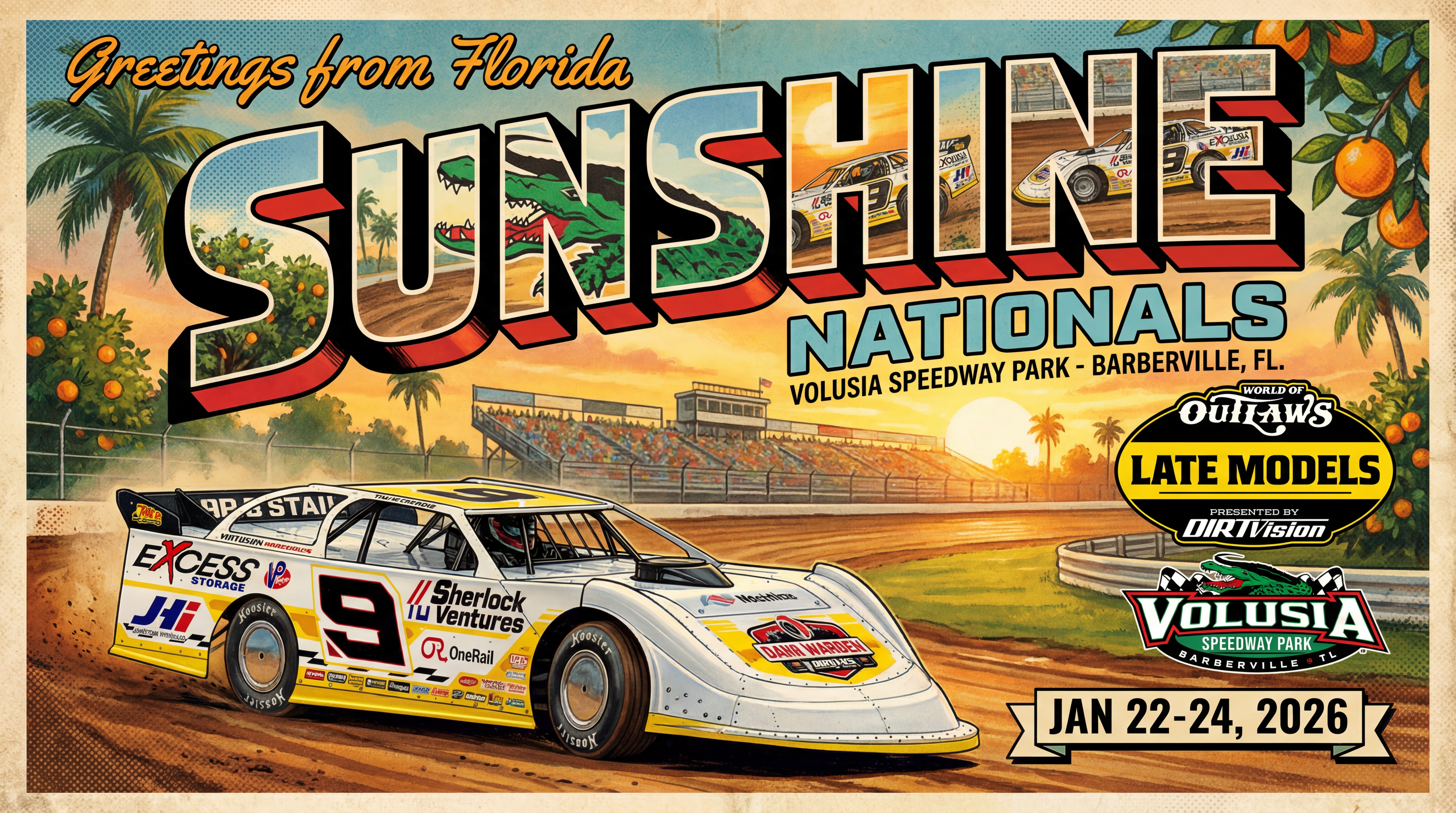 Sunshine Nationals Postcard