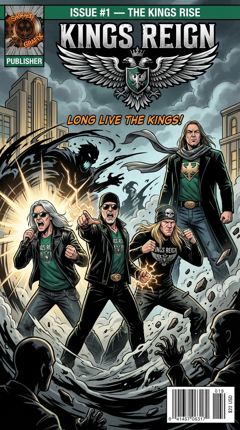Kings Reign Comic Book Cover