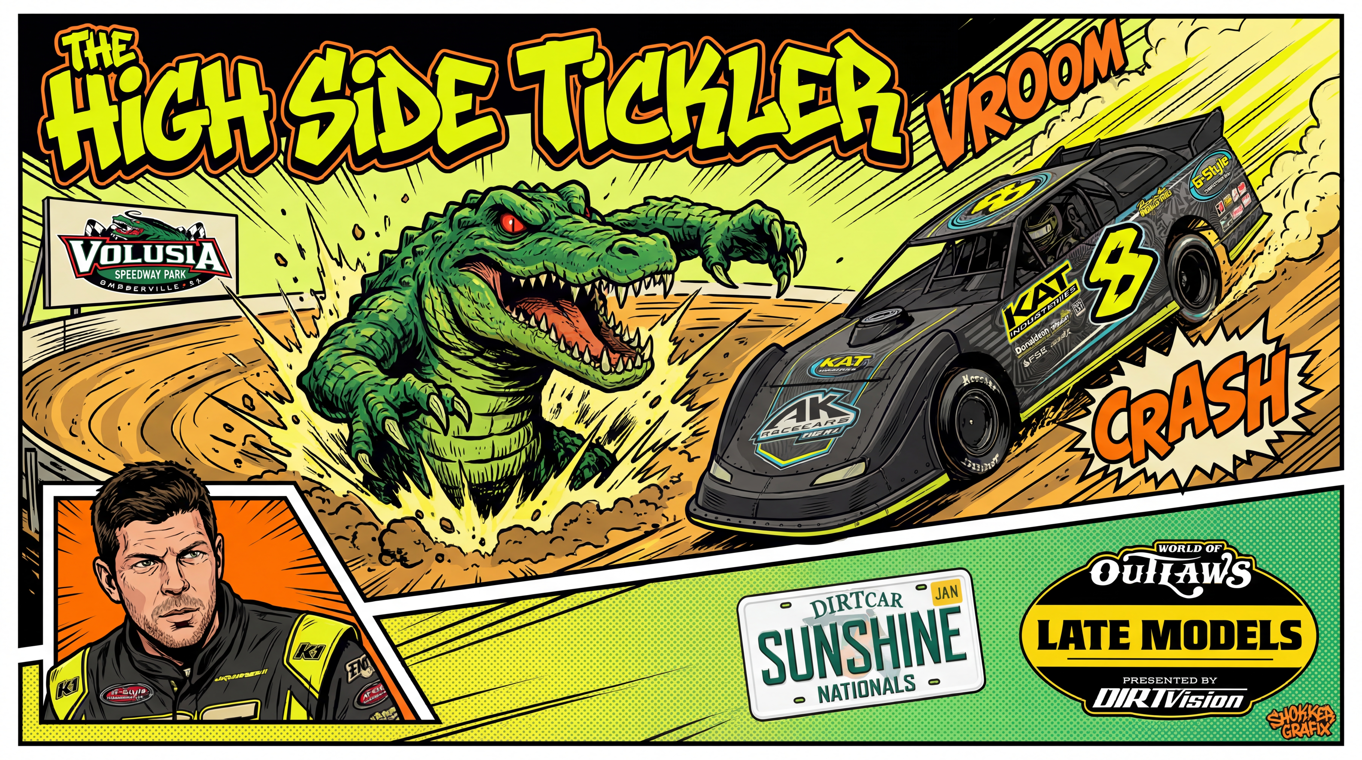 The High Side Tickler - Comic Book Style